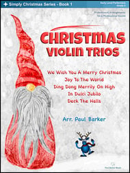 Christmas Violin Trios - Book 1 P.O.D. cover Thumbnail